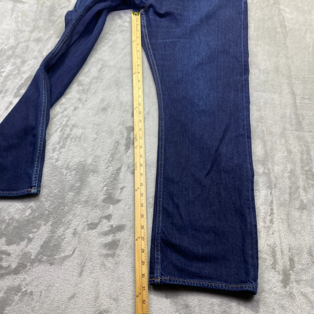 Banana Republic Mens Vintage Straight Jeans‎ Dark Indigo Blue Sz 38 Fits 37